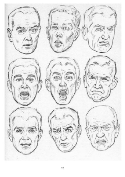 Мимика лица для рисования