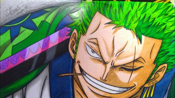 Roronoa Zoro drawing