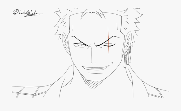 Зоро для срисовки