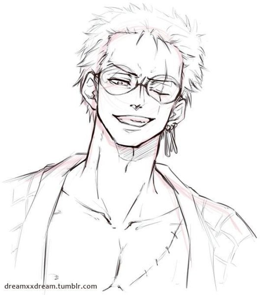 Ророноа Зоро рисунок