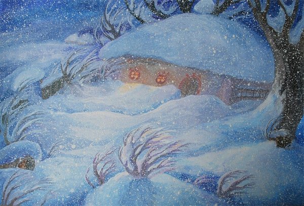 Картины зимней вьюги