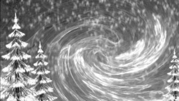 Метель иллюстрация