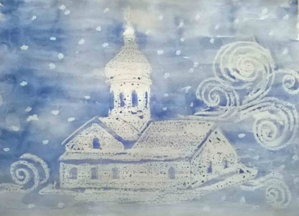 Рисование метель