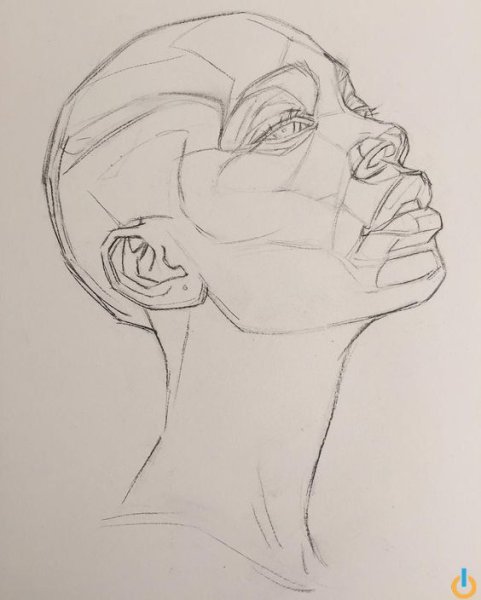 Парень карандашом