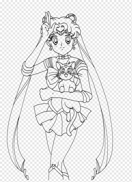 Раскраски аниме сейлормун Кристалл
