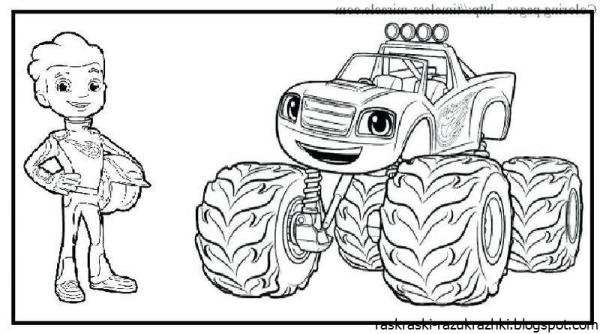 Монстр трак чудо машинки Вспыш