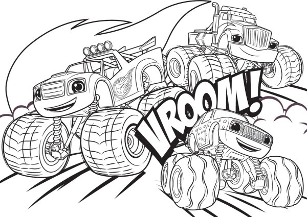 Монстр трак чудо машинки Вспыш