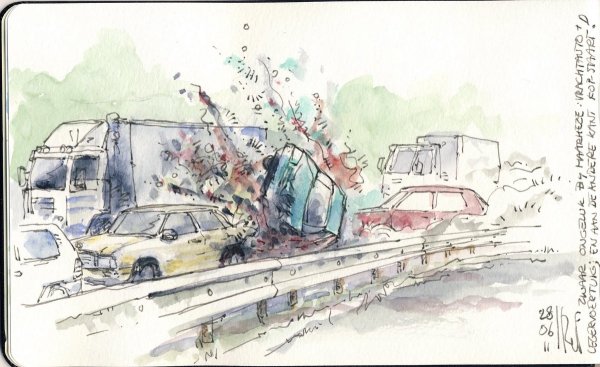 Раскраска авария машин