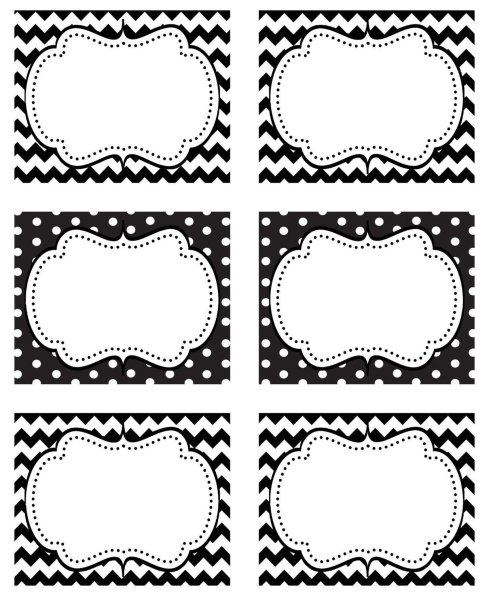 Макет этикеток для печати