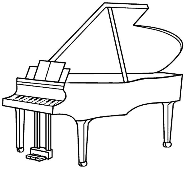 Фортепиано рисунок
