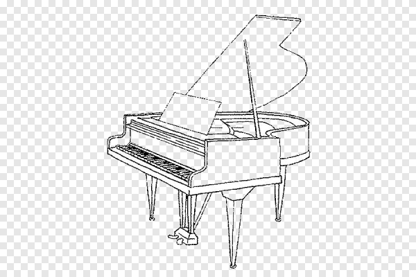 Пианино эскиз