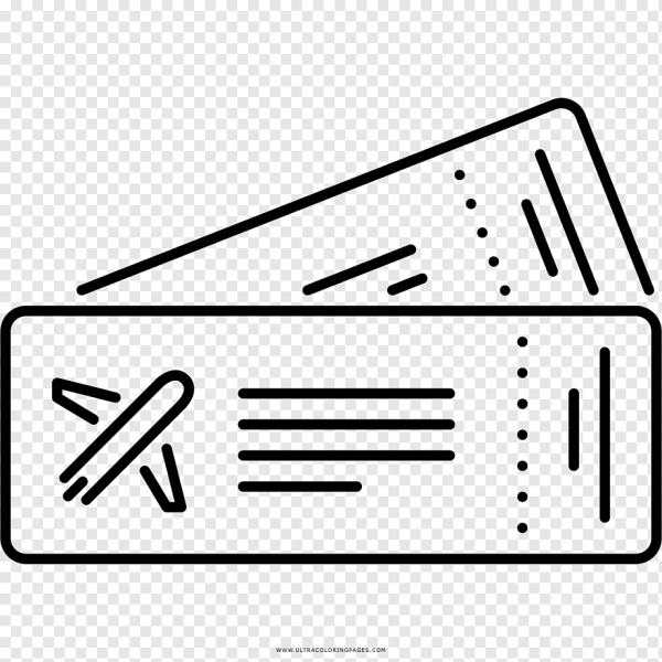 Пиктограмма билет на самолет