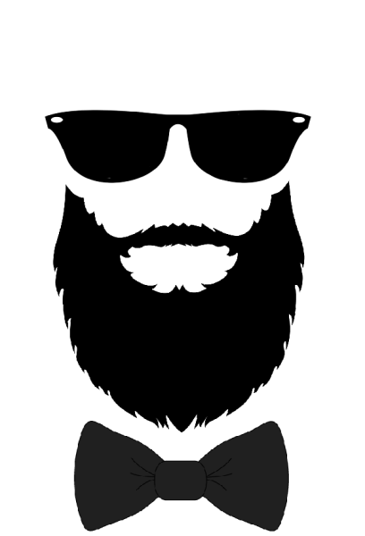 Борода силуэт