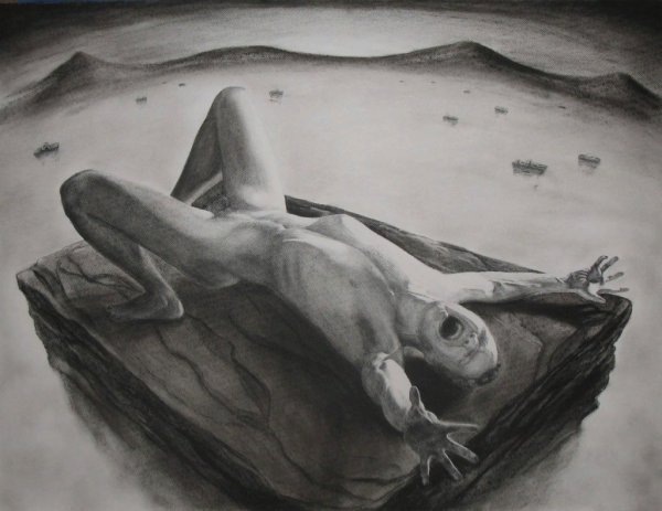 Рисунки карандашом одиночество