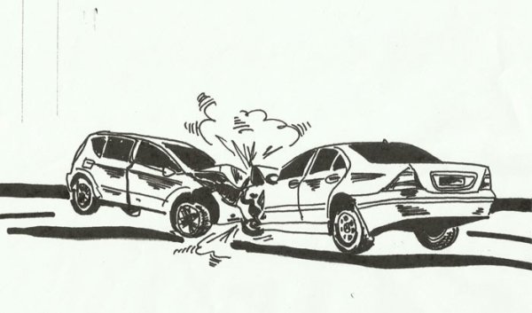 Авария рисунок