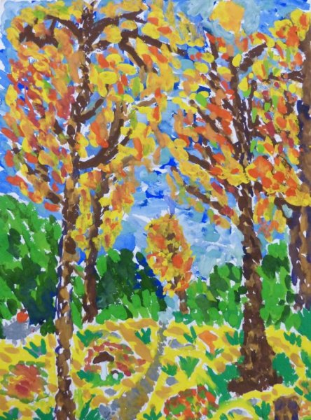 Конкурс рисунков осенний Вернисаж