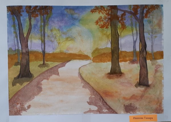 Осенний Вернисаж рисунки детей