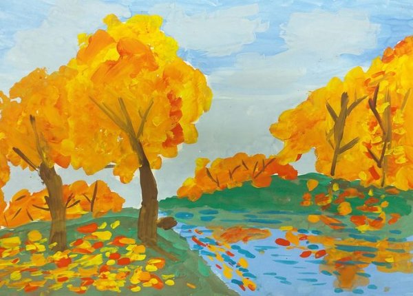 Конкурс рисунков осенний Вернисаж