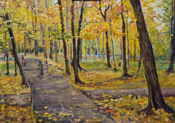 Рисунок на тему осенний Вернисаж