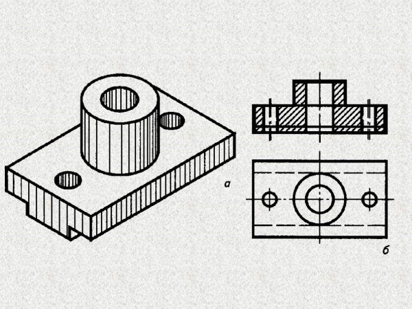 Разрез черчение