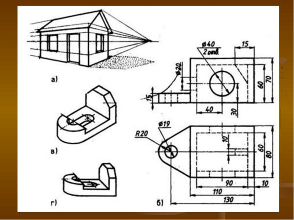 Предметы для черчения