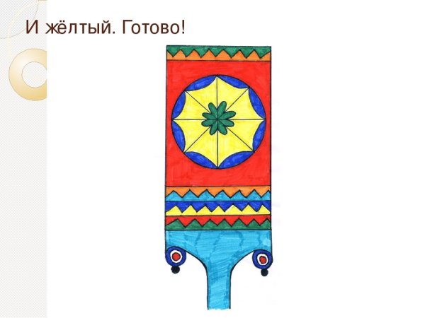 Рисование прялки