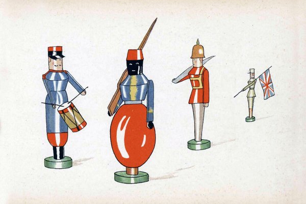 Эскиз костюма оловянного солдатика