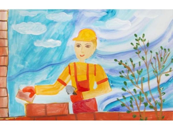 Детские рисунки на тему профессии