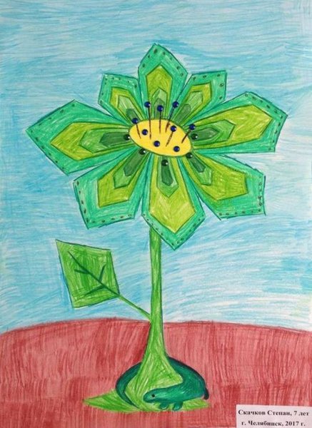 Каменный цветок Бажов рисунок