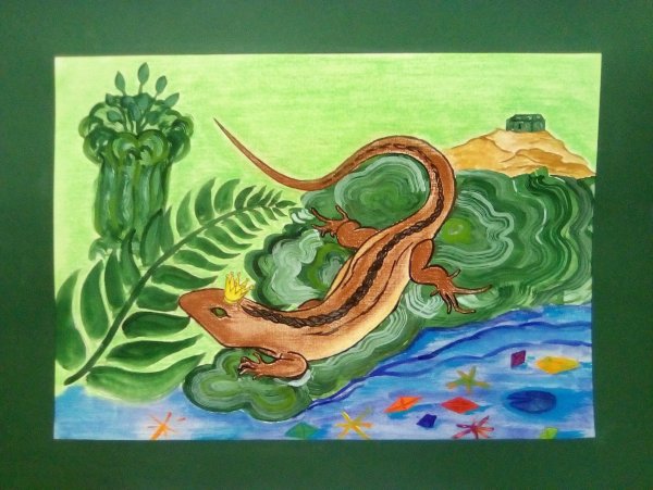 Рисование каменный цветок подготовительная группа