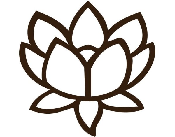 Лотос схематично