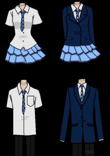 Эскиз школьной формы