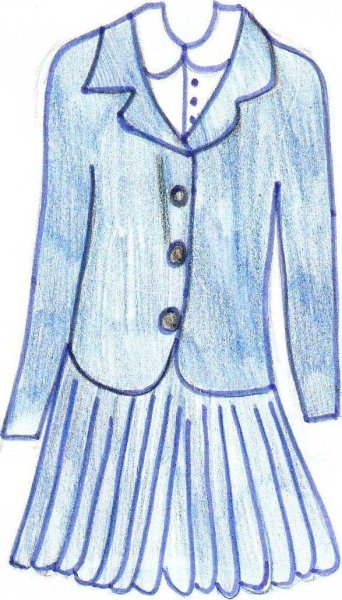 Костюм рисунок