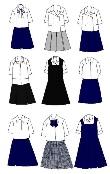 Макет школьной формы
