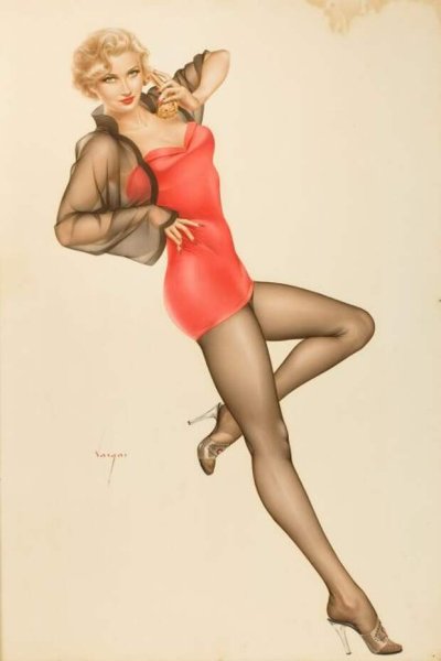Художник Джил Элвгрен (Gil Elvgren)