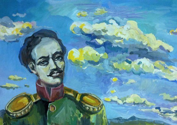 Михаил Юрьевич Лермонтов тучи иллюстрация