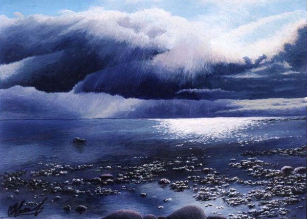 Грозовое небо в картинах художников