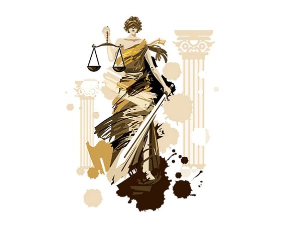 Богиня правосудия Фемида арт