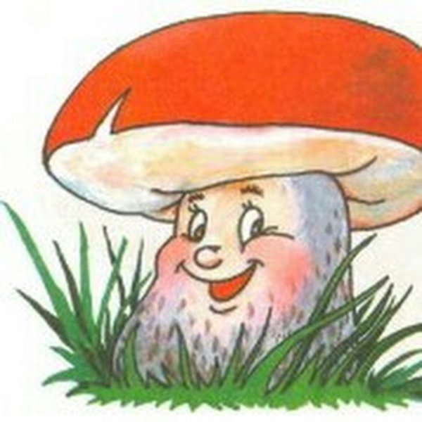 Гриб Боровик для детей