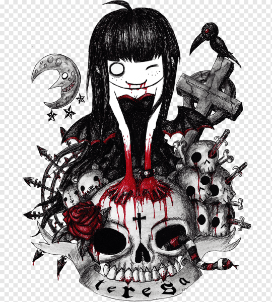 Рисунки в стиле эмо