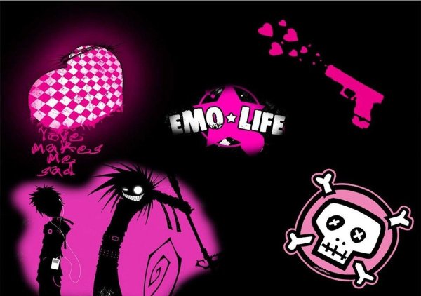 Рисунки в стиле эмо