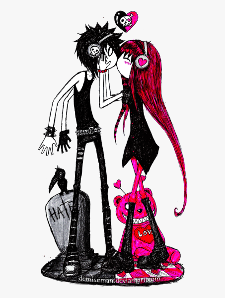 Аниме готы и эмо