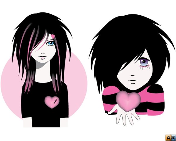 Эмо КИД стиль