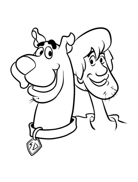 Скуби-Ду. Раскраска