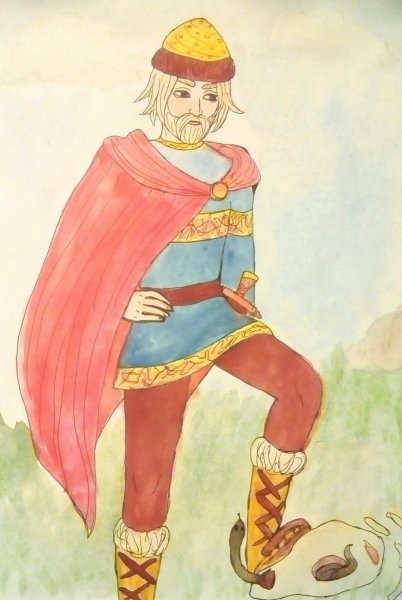 Олег Вещий портрет