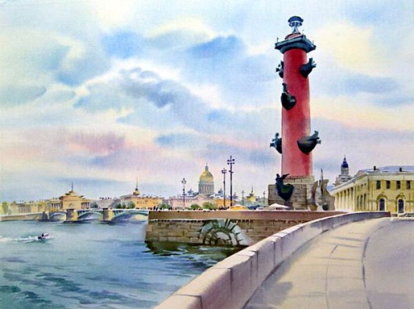 Питер в акварели Ольги Литвиненко