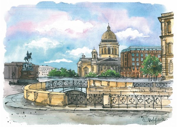 Питер рисунок