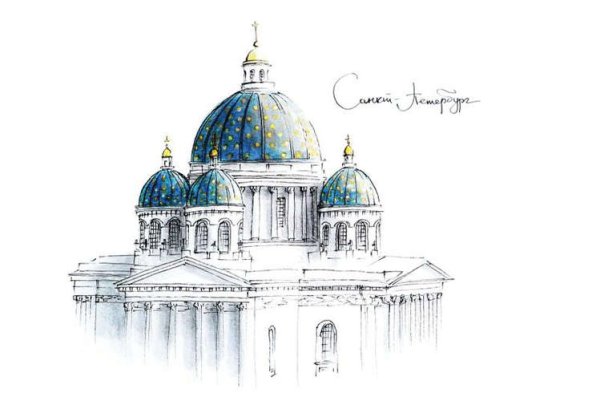 Зарисовки Троицкий собор СПБ