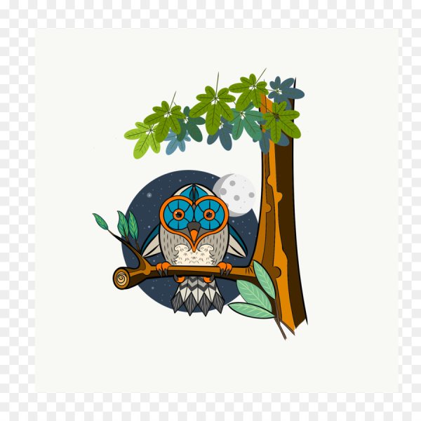 Плакат Совушка