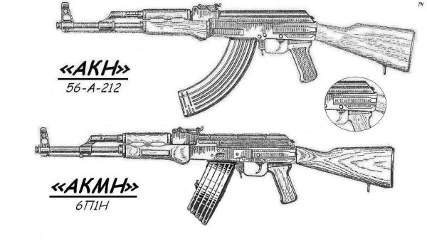 AK-103 автомат чертеж